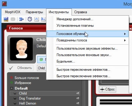 Morphvox pro key (în limba rusă) - programe de descărcare pentru calculator