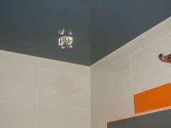 Stretch tavan în baie - fotografii și recenzii