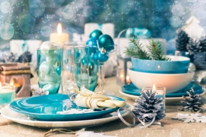 Mai multe secrete de decorare a unei mese festive