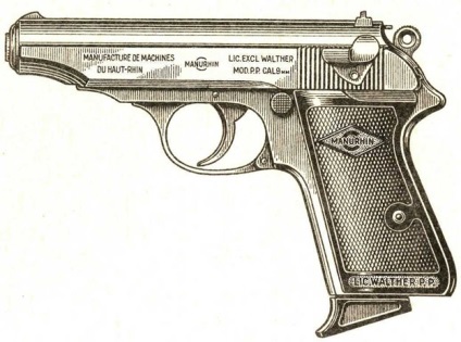 Revista de arme, pistol polizei (pp - pistol de poliție)