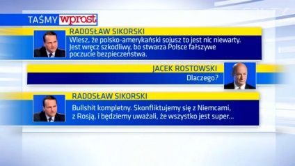 Dezvăluirile lui Sikorsky despre America au forțat polonezul să se înroșească -