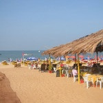 Strandok Goa 2017 strandjai északi és déli Goa, fél, család, félreeső