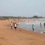 Strandok Goa 2017 strandjai északi és déli Goa, fél, család, félreeső