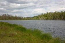În Siberia - un lac ușor în Teritoriul Krasnoyarsk