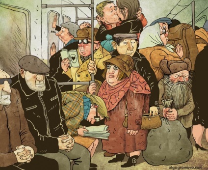 Pozitív és vicces rajzfilmek Olga Thunder művész-illusztrátor, umkra