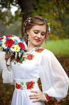 Coafura pentru nunta ucraineana