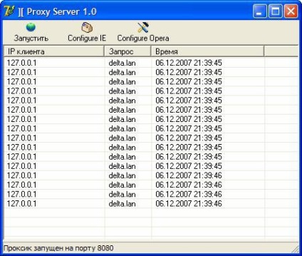 Server proxy pe delphi și winsock api