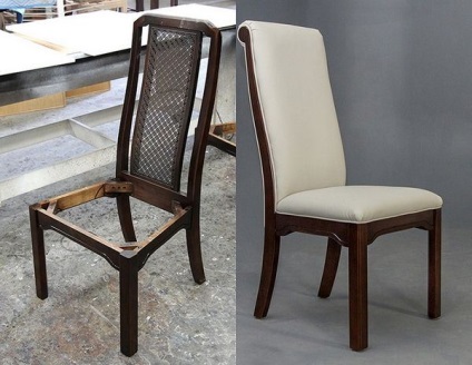 Реставрация на стари столове с ръцете си (Виена, дърво, мека) работилница и фото идеи -