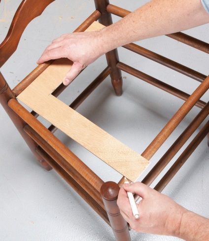 Restaurarea scaunelor cu scaun din răchită, oblacco