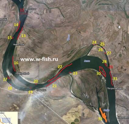 Halászat a Volga az Astrakhan régióban titkos helyek és hasznos tippek, halászat a Volga