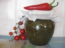 Salata din rosii verzi - Reteta Dunarii pentru iarna