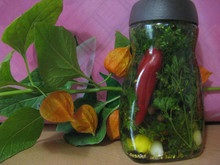 Salata din rosii verzi - Reteta Dunarii pentru iarna