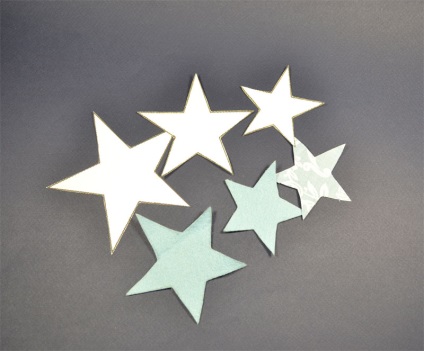 Modele pentru stele tridimensionale de hârtie