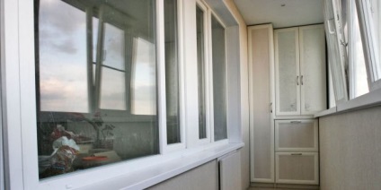 Cabinet pe balcon - fotografie cu cele mai bune opțiuni de design