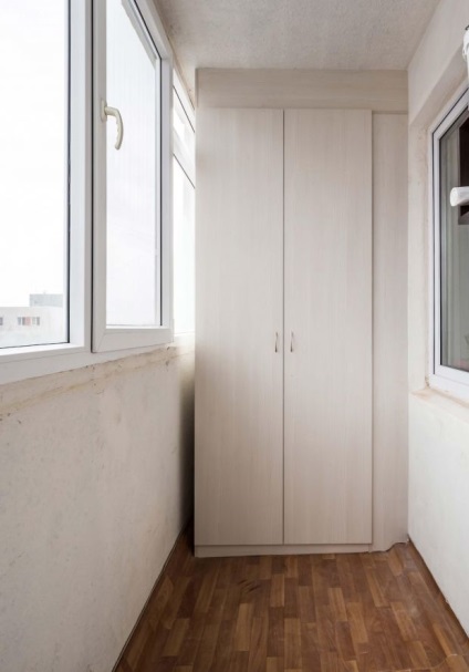 Cabinet pe balcon - fotografie cu cele mai bune opțiuni de design