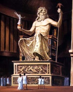 Statuia lui Zeus în Olympia - a treia minune a lumii