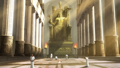 Statuia lui Zeus în Olympia - a treia minune a lumii