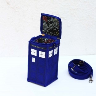 Geantă de mână tardis mic, krukrustudio - pungi originale-cadouri, pungi pentru tineri-obiecte