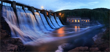 Zona turistică Regiunea Chelyabinsk - tractul rapidelor - cea mai veche stație hidroelectrică din Rusia
