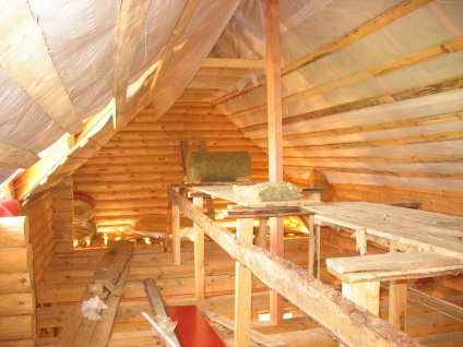 Hőszigetelés a tető egy faház, mint jobban szigeteli a tetőt