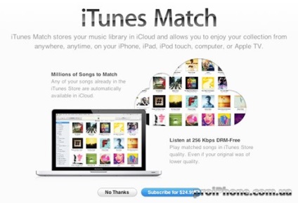 Activarea și configurarea potrivirilor itunes pentru rezidenții din Rusia și Ucraina