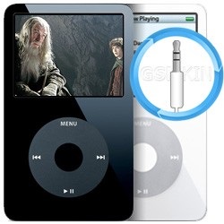 Замяна жак за слушалки Ipod нано, Разбъркване, докосване и Ipod класически, мини, видео, фото