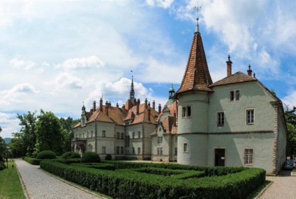 Castelul Schoenborn, descrierea Transcarpatiei, istorie