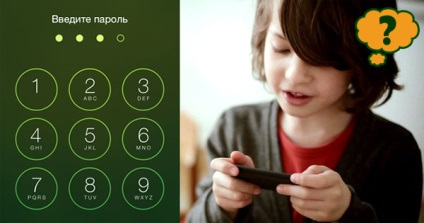 Védje az iPhone zárolási jelszavát a gyermekektől