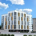 Apartmanház az utcán