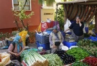 Piața de îmbrăcăminte centrală din Antalya