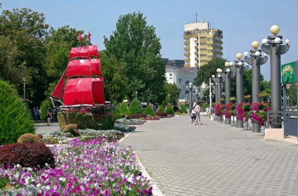 Pentru a ajunge de la Feodosia la Anapa