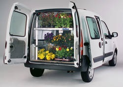 Livrarea de flori prin caracteristici speciale de transport de camioane