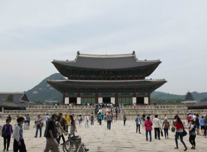 Gyeongbokgung Palace, Szöul, Dél-Korea leírása, fotó, hol található a térkép, hogyan juthat el a szálloda