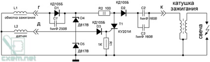 Comutator electronic de aprindere cat