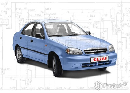 Electrocheme daewoo sens - schema deu sens