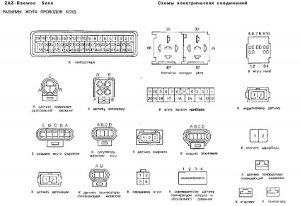 Electrocheme daewoo sens - schema deu sens