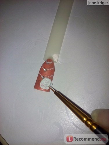 Gel plastilina pentru unghiile vopsea unghiile culoare alb, articolul k004 - 