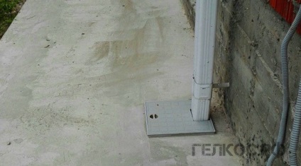 Instrucțiuni pentru instalarea receptoarelor de apă de ploaie (receptoare de apă de ploaie)