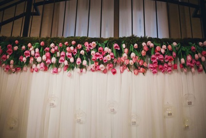 Folosirea de lalele în designul nunții de la designul florilor de nunta - nunta