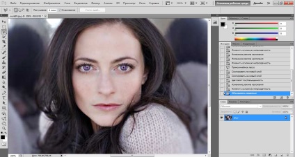 Modificarea culorii ochilor (în Photoshop, fără lentile) în toate modurile