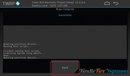 Cum se actualizează (instalează) firmware-ul pe foc Kindle 1st cu twrp