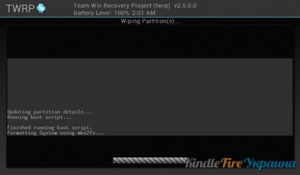 Cum se actualizează (instalează) firmware-ul pe foc Kindle 1st cu twrp