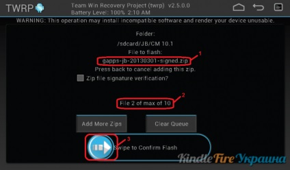 Cum se actualizează (instalează) firmware-ul pe foc Kindle 1st cu twrp