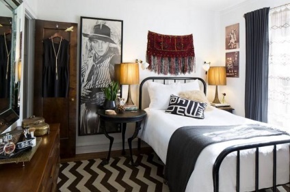 Cum să decorezi un dormitor într-un stil eclectic rafinat