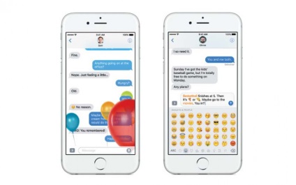 Cum se trimite un mesaj animat în imessage pe ios 10