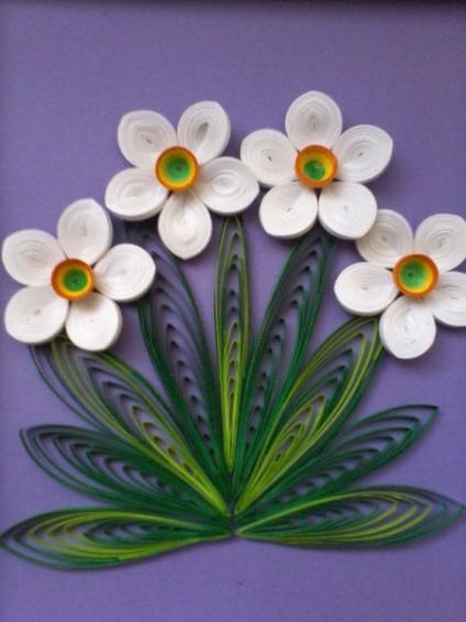 Cum sa faci daffodils in tehnica quilling