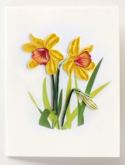 Cum sa faci daffodils in tehnica quilling