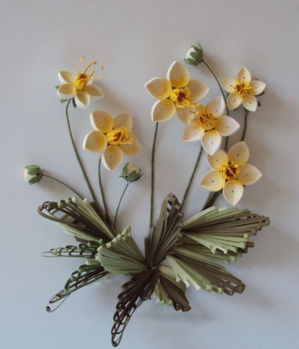 Cum sa faci daffodils in tehnica quilling