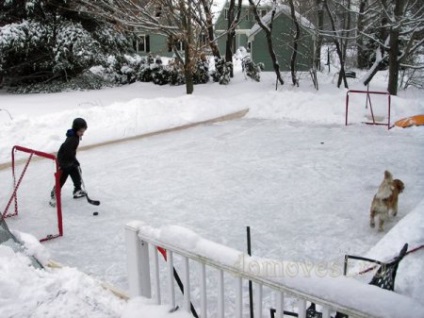 Cum să umpleți patinoarul - aplicația revistei online - bayanay