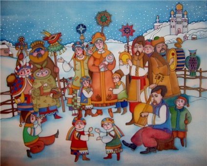 Colinde de Crăciun - dezvoltă - un catalog de articole - copii din Orenburg